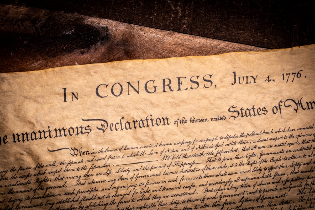 The Real Spirit Of The Declaration Of Independence AIER