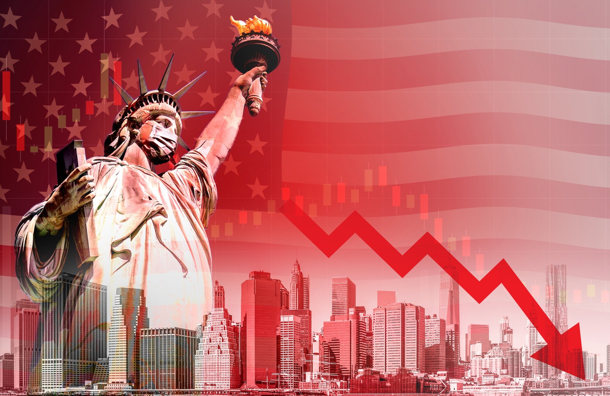 U.S. Economy Posts Record Decline During Lockdowns
